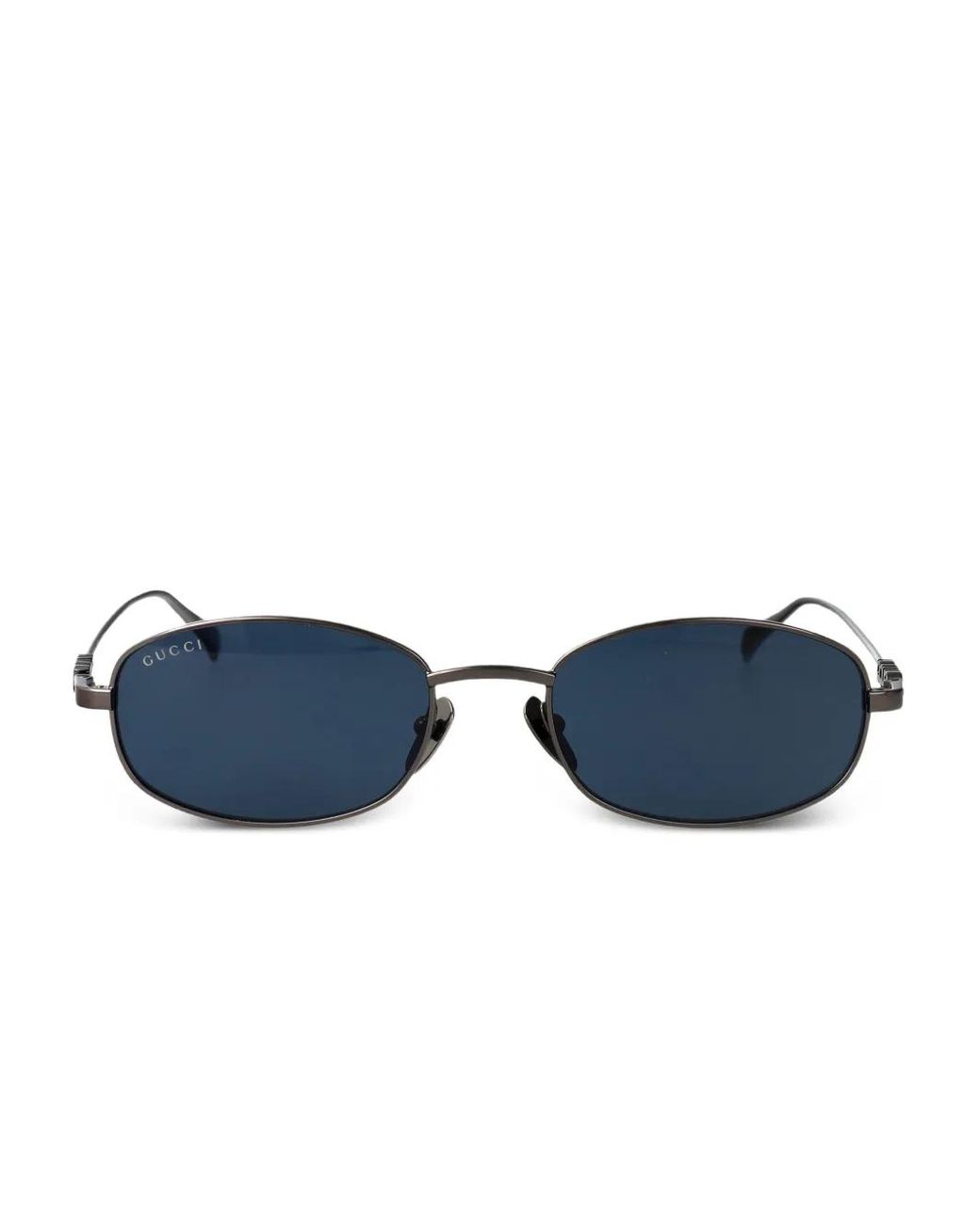Gucci Blue Oval-Frame Sunglasses for men