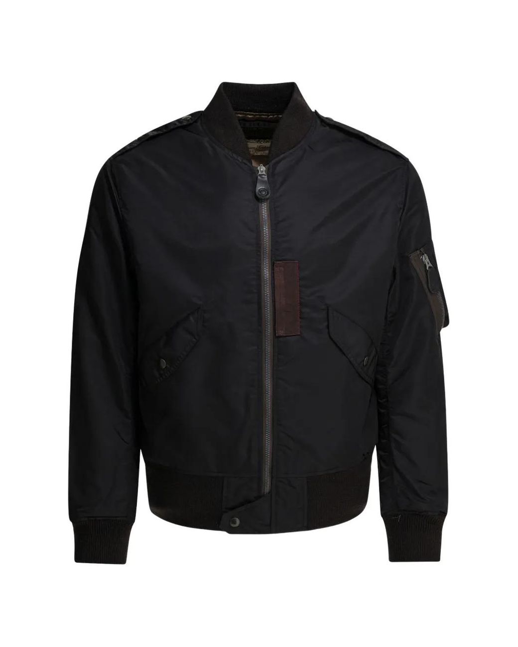 Cappotto Con Zip di Buzz Rickson's in Black da Uomo