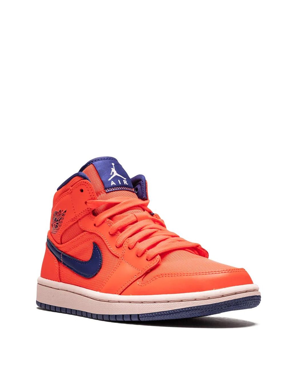 Nike Red Air 1 Mid "Turf" Sneakers