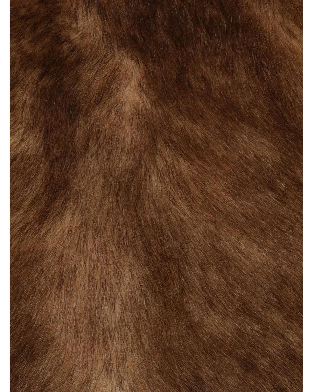 Co. Brown Shearling Short At