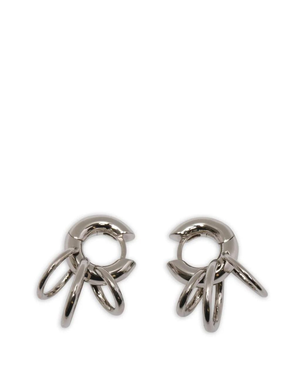 Panconesi White Creolen Mit Piercing
