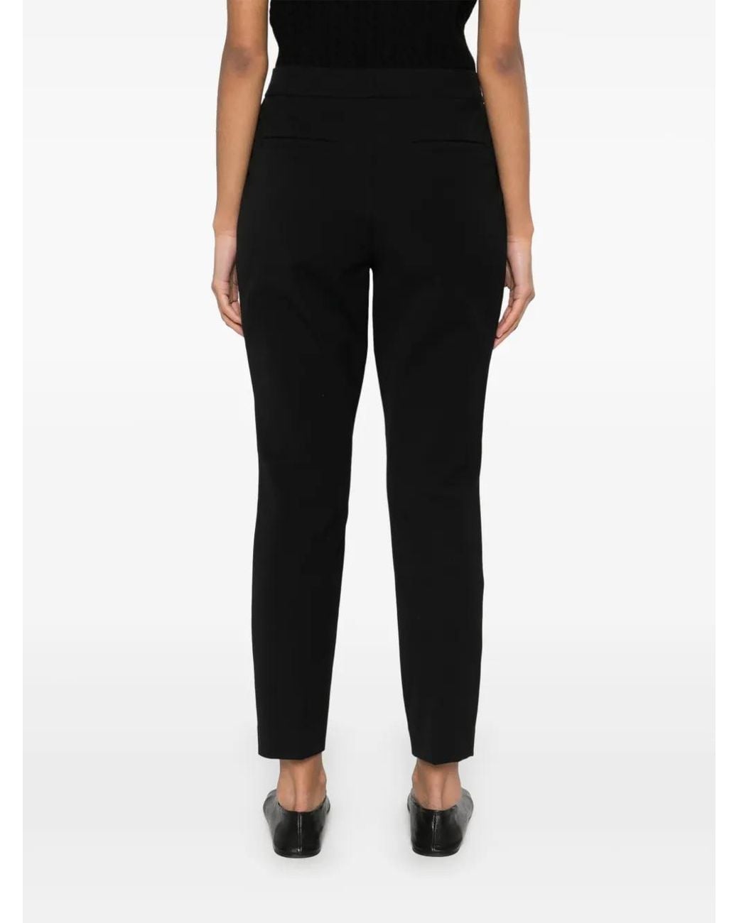 MICHAEL Michael Kors Black Slim-Leg Trousers
