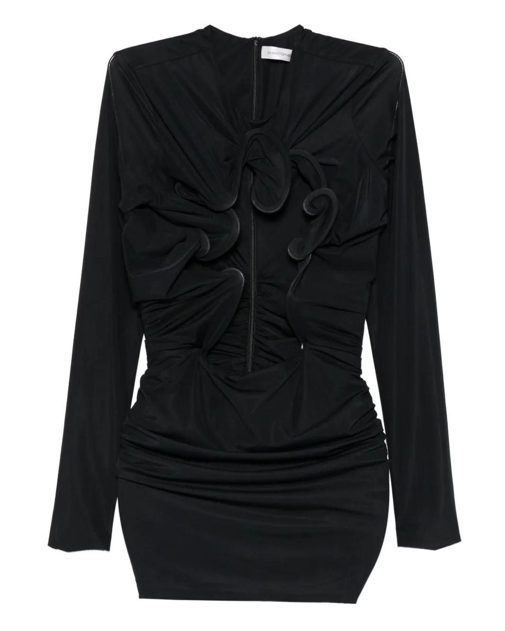 Christopher Esber Black Hollow Venus Blouse