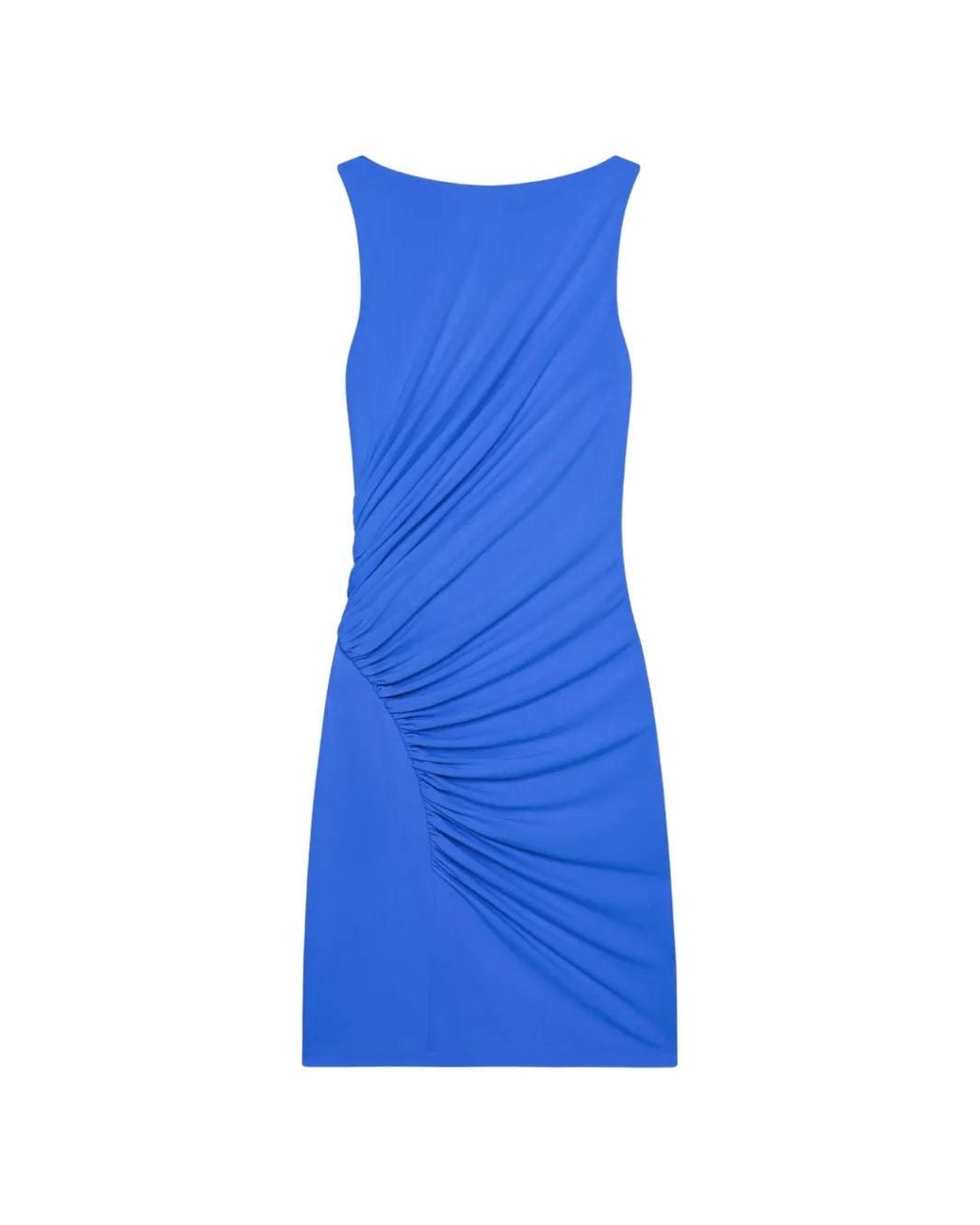 Givenchy Blue Draped Mini Dress