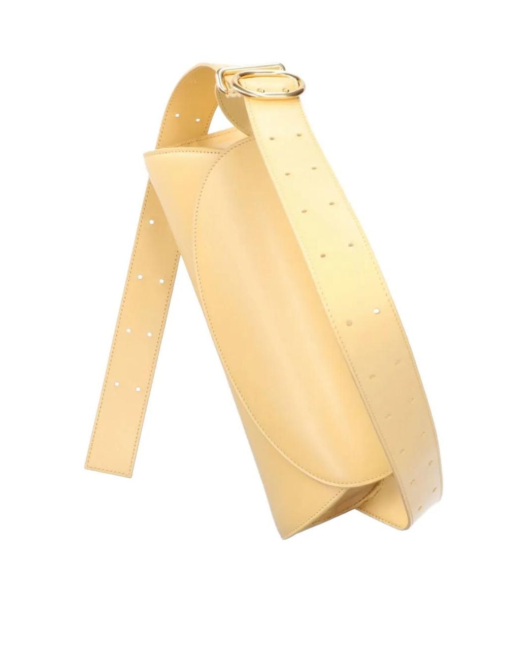 Jil Sander Metallic Cannolo Adjustable Shoulder Bag