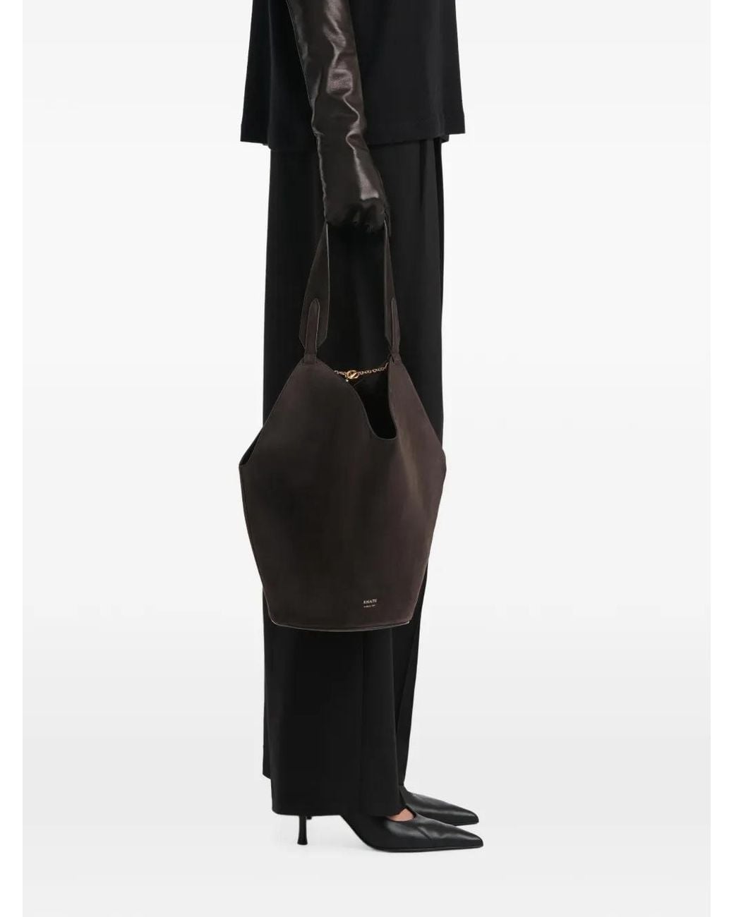 Khaite Black Lotus Small Tote
