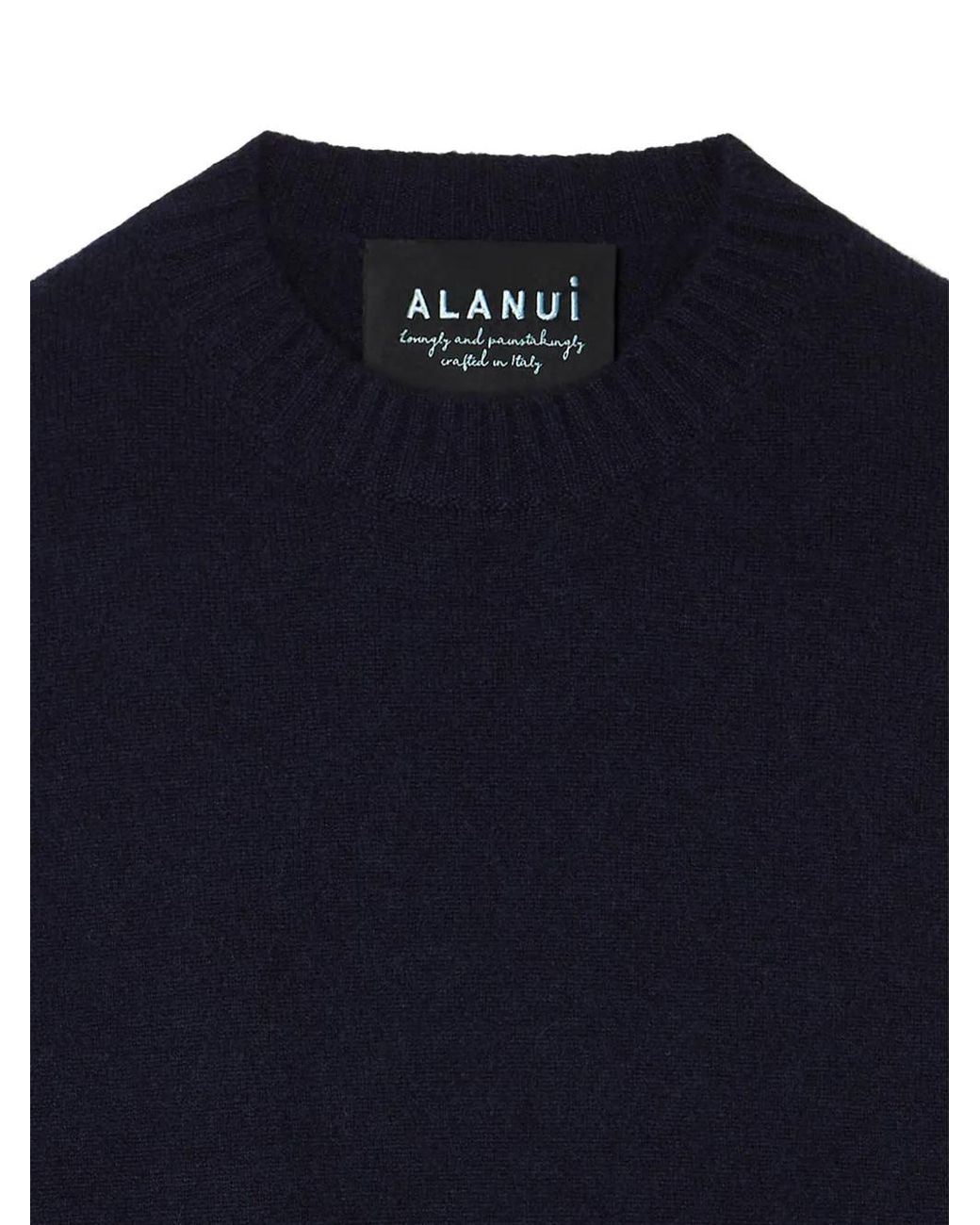 Alanui Blue Crew-Neck Sweater