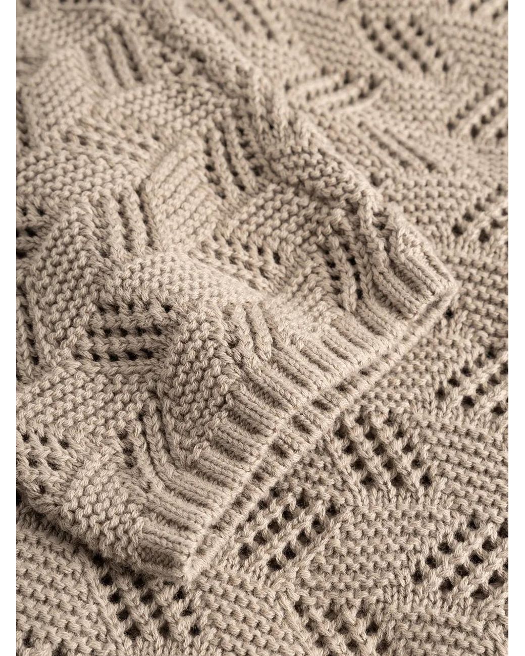 Les Deux Natural Openwork Shirt for men