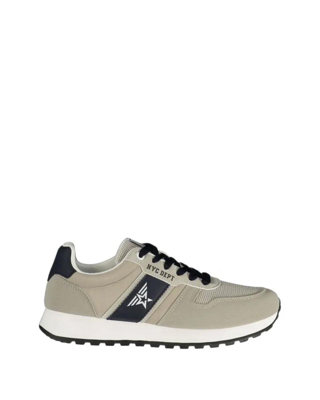 Avirex White Logo-Print Panelled Sneakers for men
