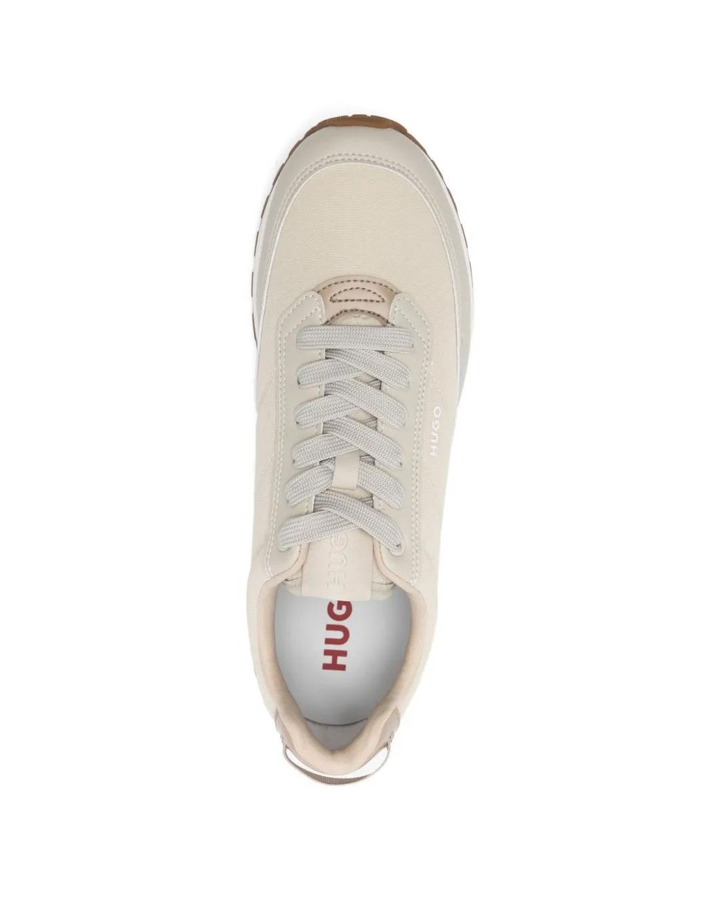 Boss Sneakers Mit Zickzackmuster in White für Herren