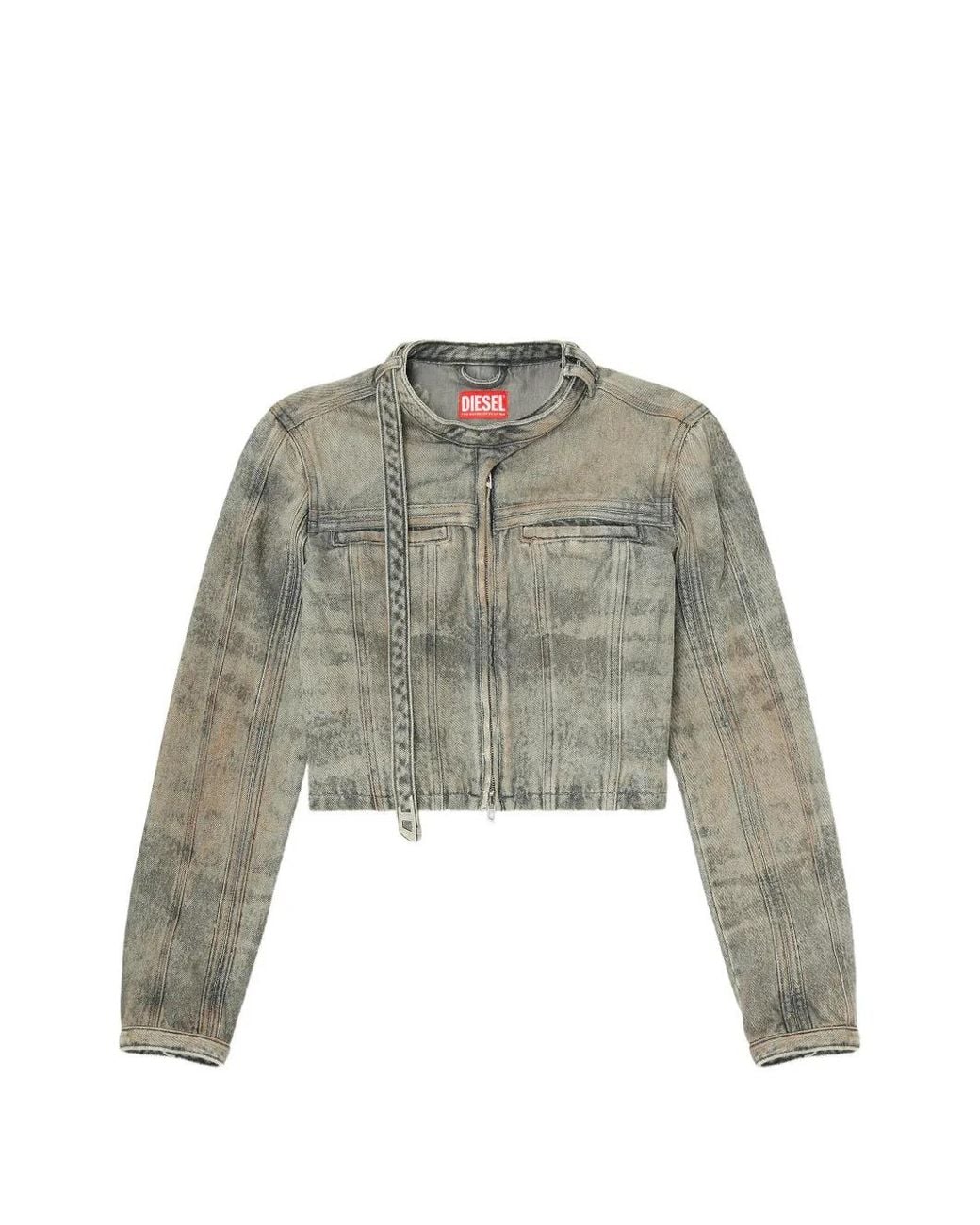 DIESEL Gray Denim Jacket