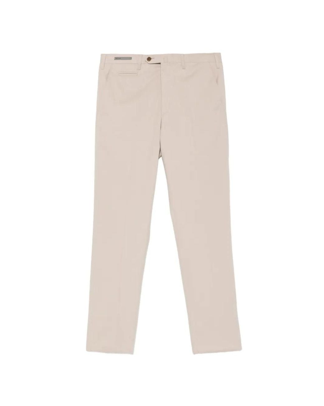 Corneliani White Pantalon De Costume À Coupe Droite for men