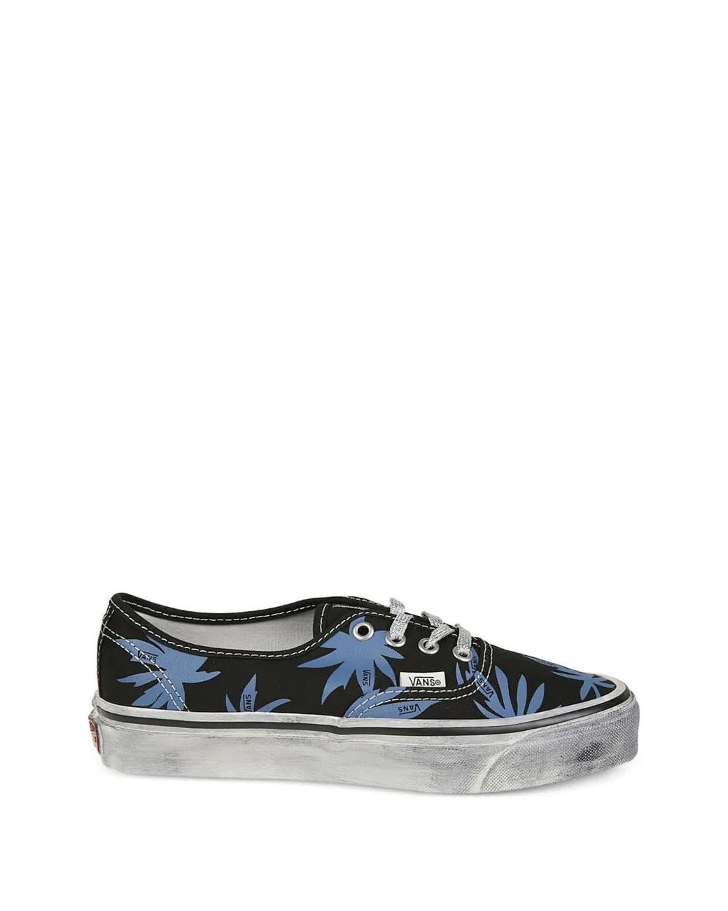 Vans White Canvas Rubber Flat Shoes