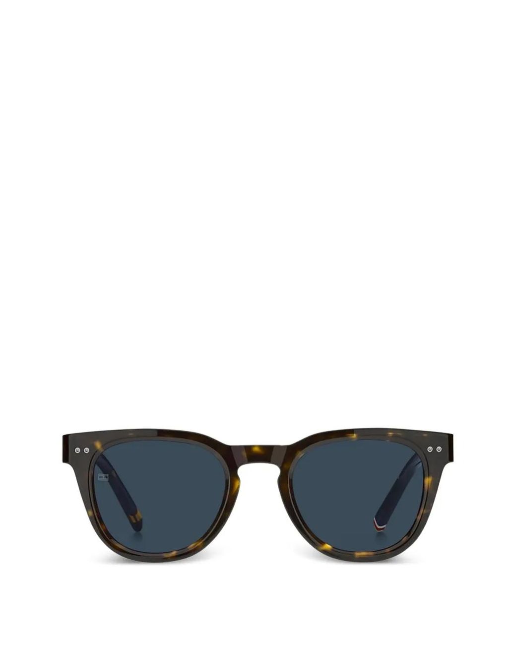 Tommy Hilfiger Blue Lunettes De Soleil À Monture Carrée for men