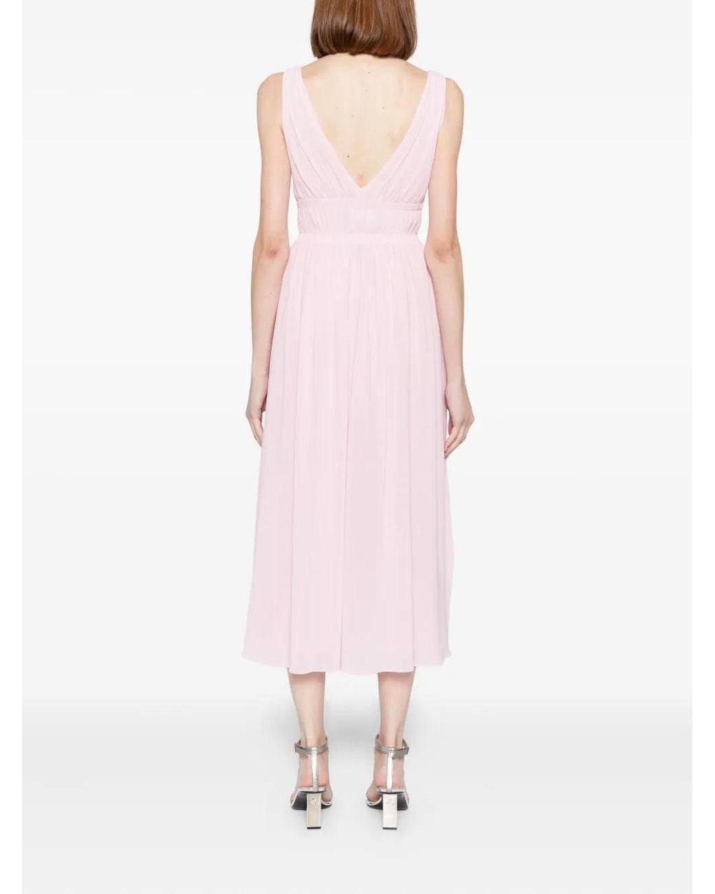 Cynthia Rowley Pink Amelie Midi Dress