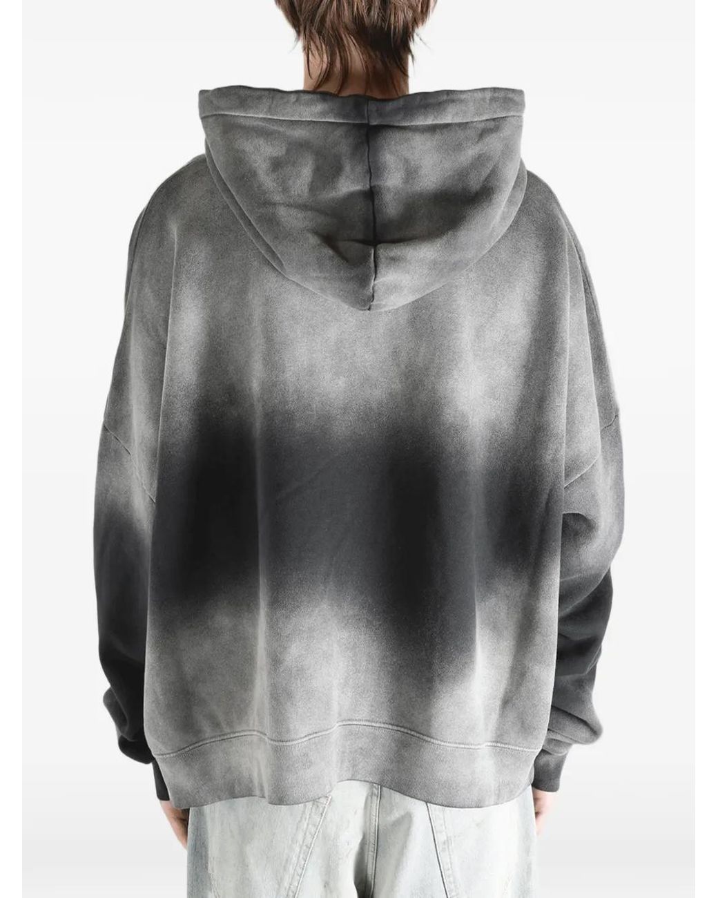 HELLSTAR Black "I Heart Paris" Printed Hoodie for men