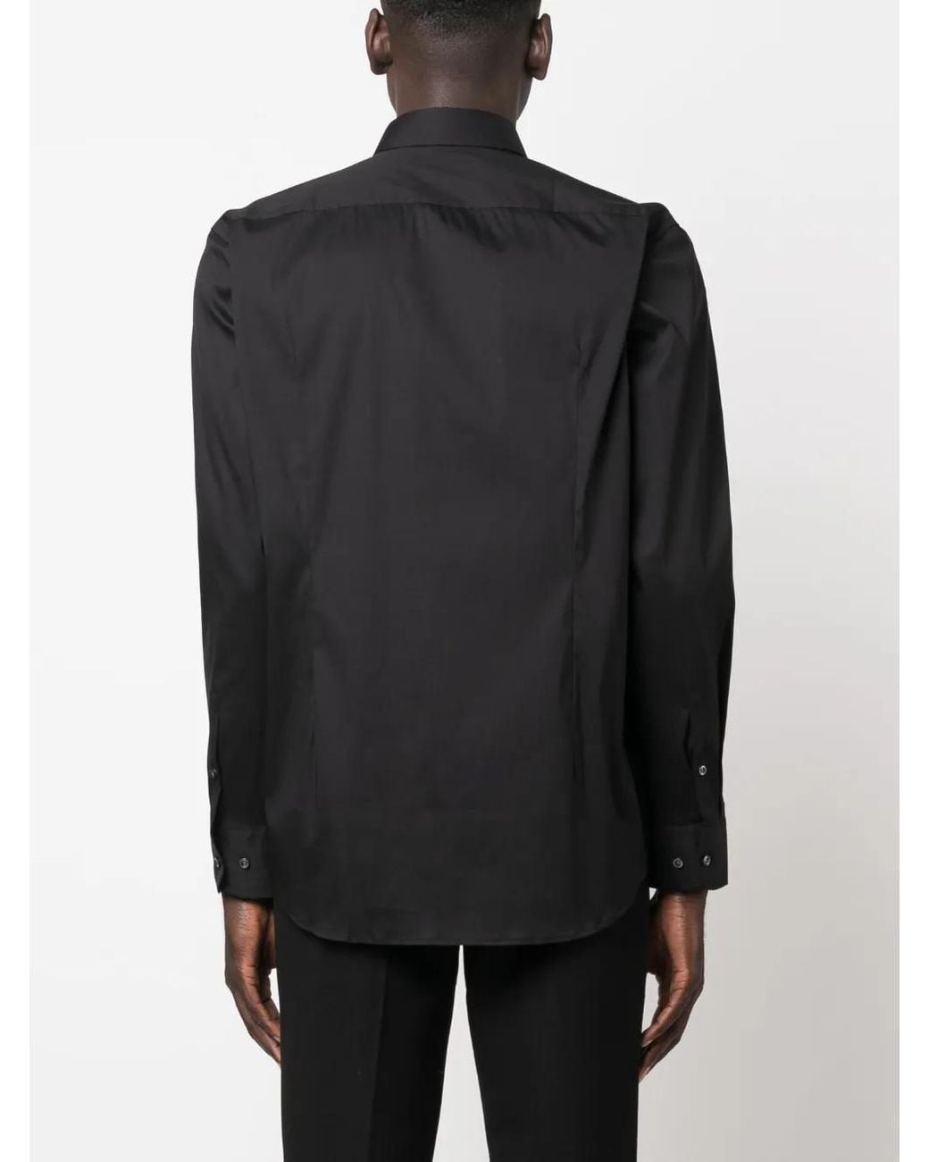 Boss Black Spread-Collar Button -Up Shirt for men