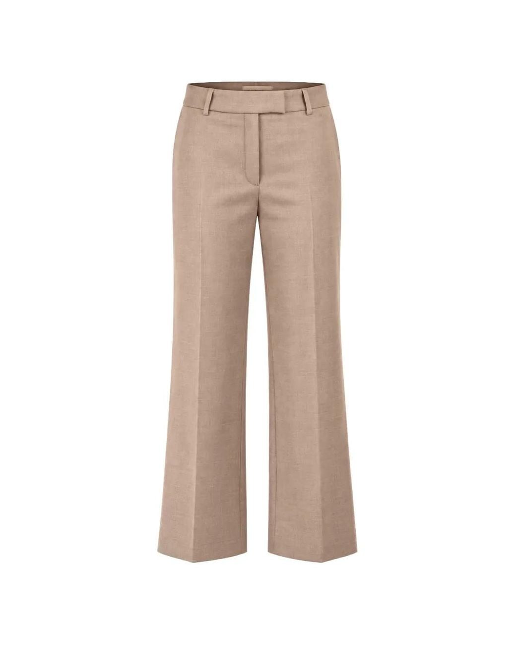 Calvin Klein Natural Straight-Leg Trousers