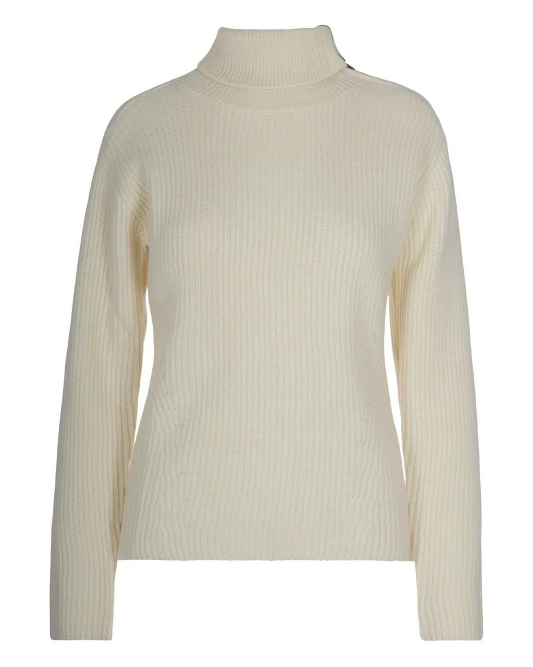 Pull Côtelé À Col Roulé P.A.R.O.S.H. en coloris White