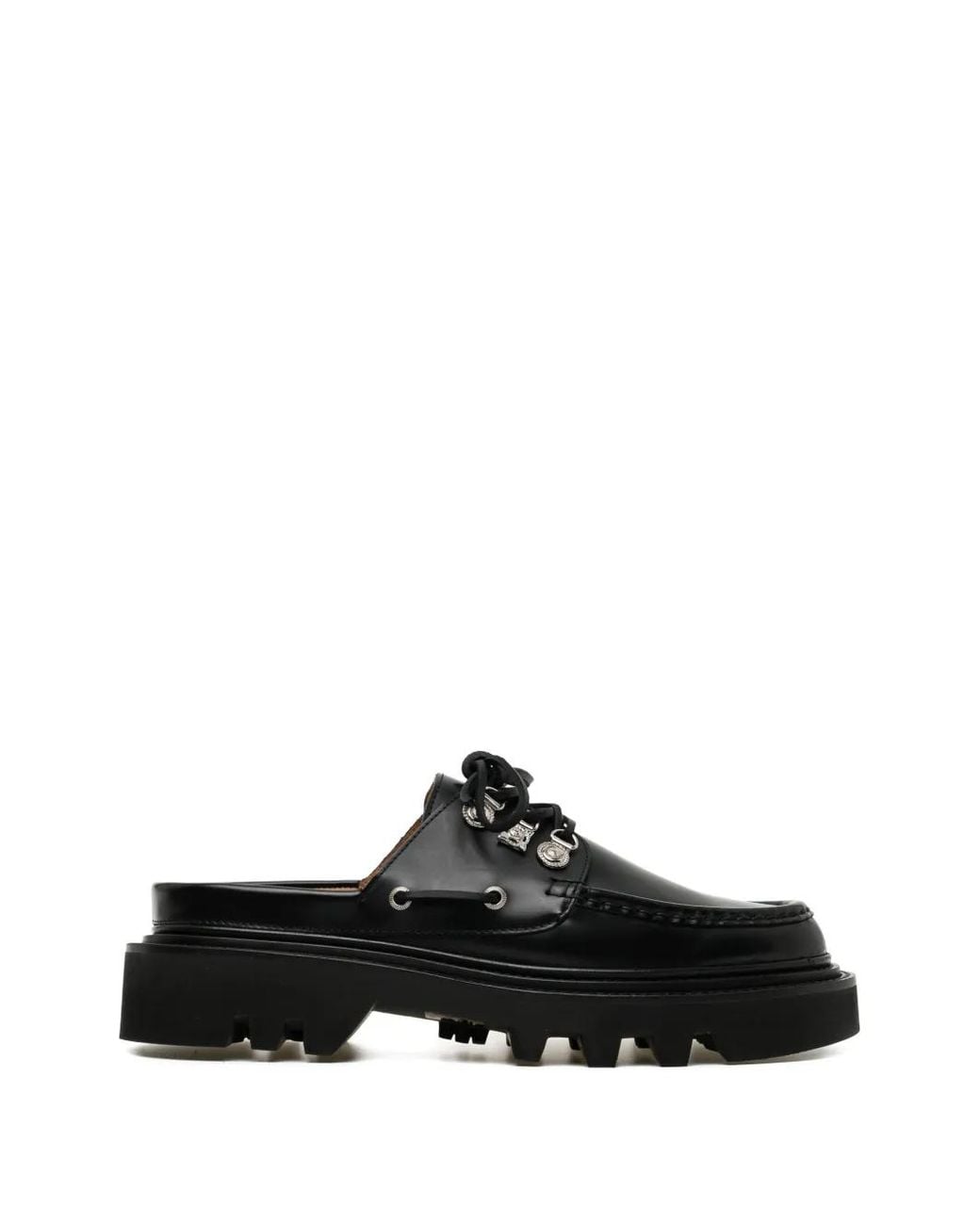 Toga Virilis Black Mules En Métal for men