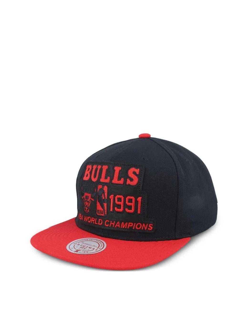 Mitchell & Ness Red Chicago Bulls 1991 Nba Champions Cap for men