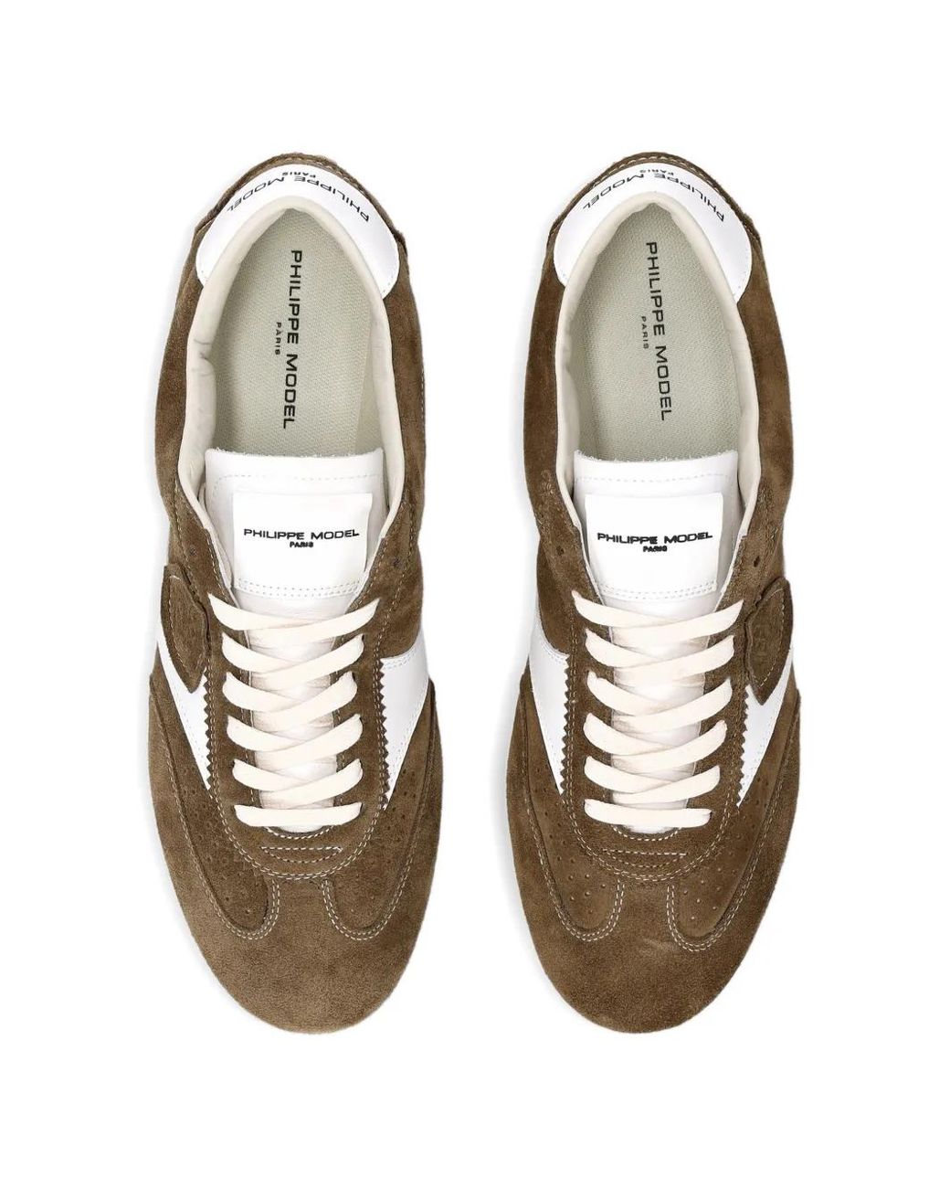 Sneakers Con Logo Laterale di Philippe Model in Brown da Uomo