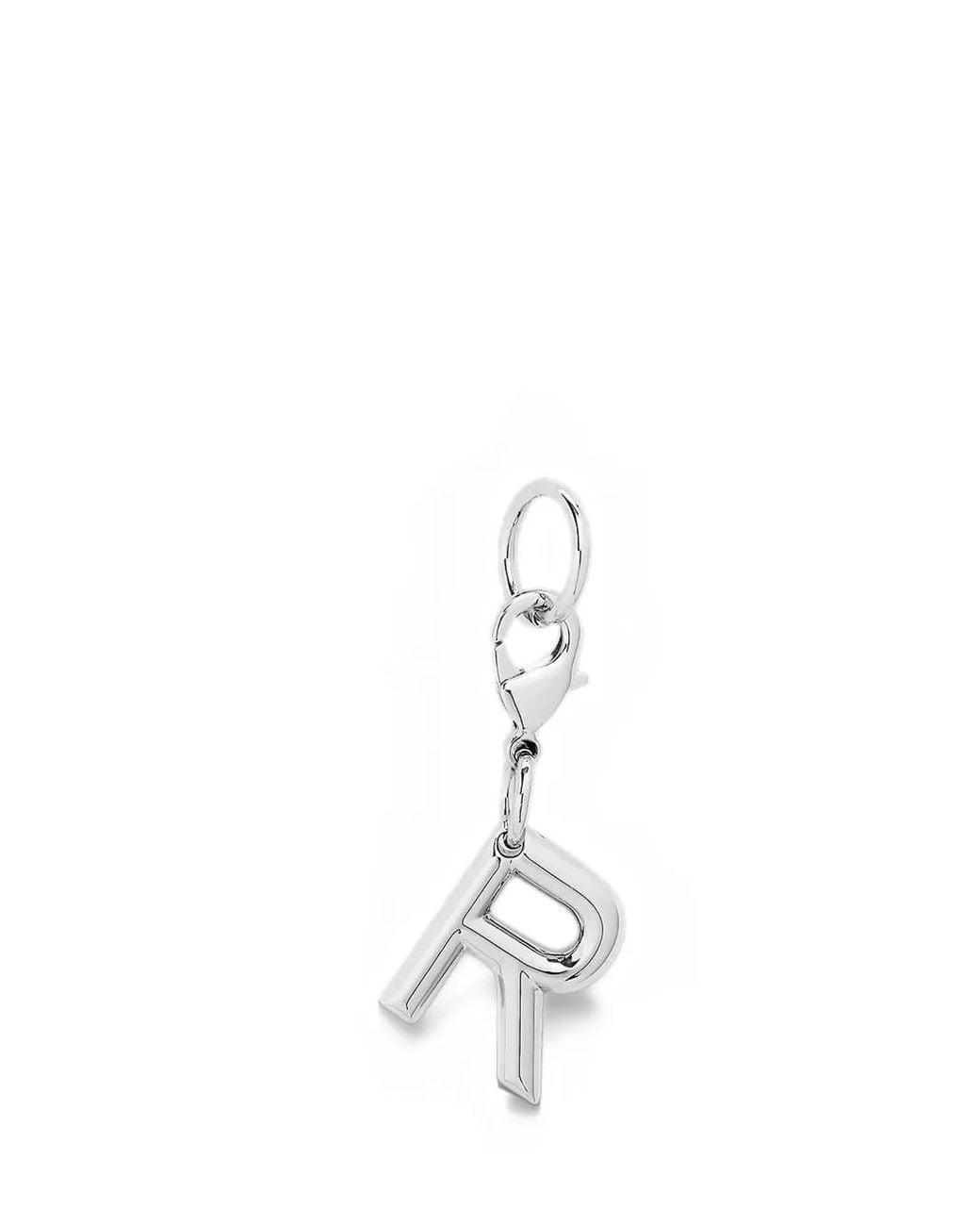 Lancel Letter R Bag Charm in White | Lyst