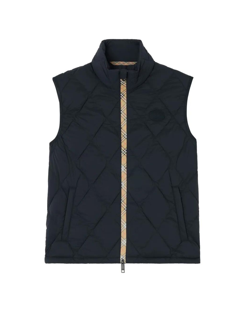 Burberry Blue Packable Quilted Nylon Acresford Gilet for men