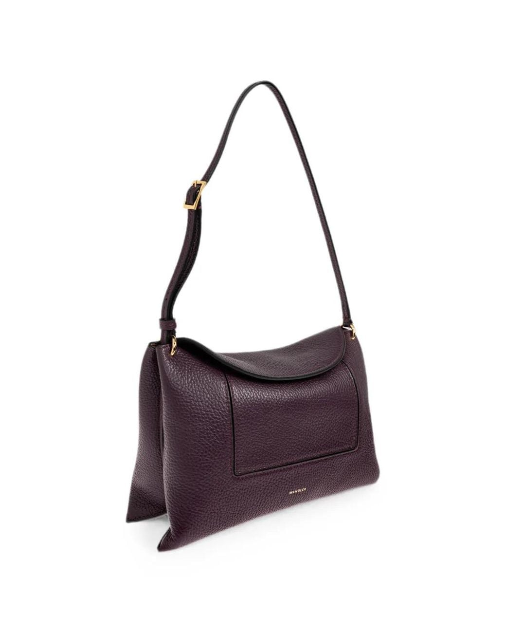 Wandler Purple Penelope Slouch Shoulder Bag