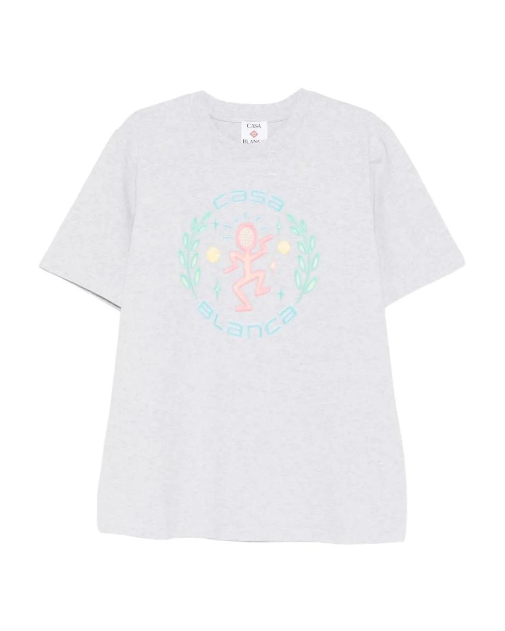 Casablanca White Classic T-Shirt for men