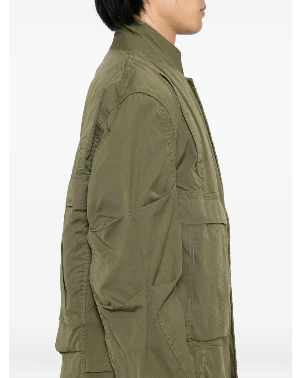 Junya Watanabe Green Military Coat for men