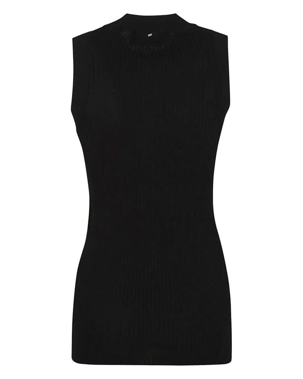 Sportmax Black Jersey Top