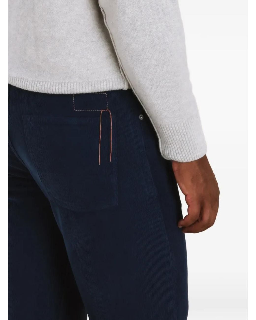 Fortela Blue 965 John Corduroy Five-Pocket Trousers for men
