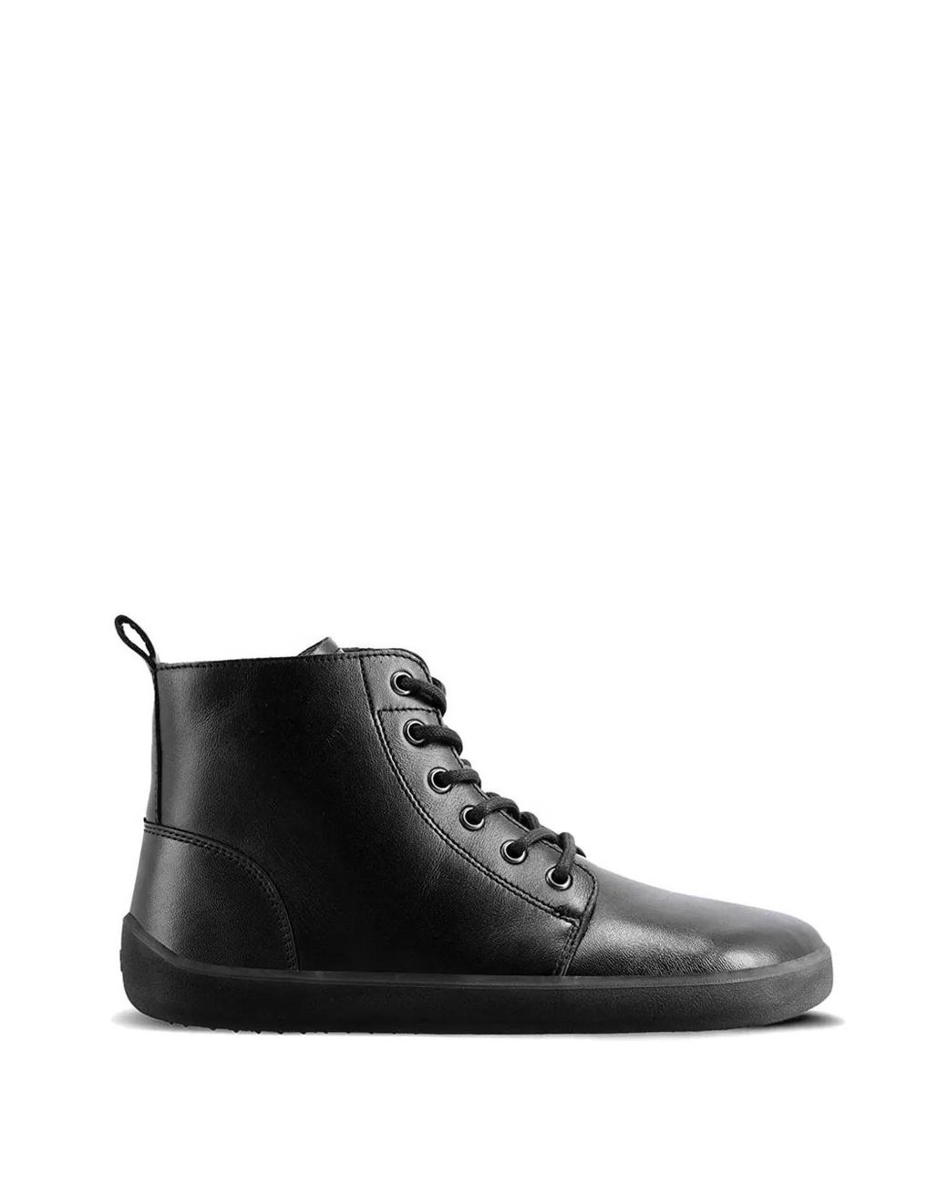 Be Lenka Black Lace-Up Leather Ankle Boots