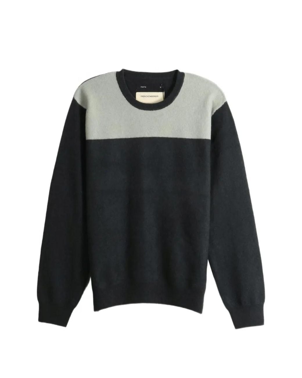 Frenckenberger Black Colour-Block Sweater