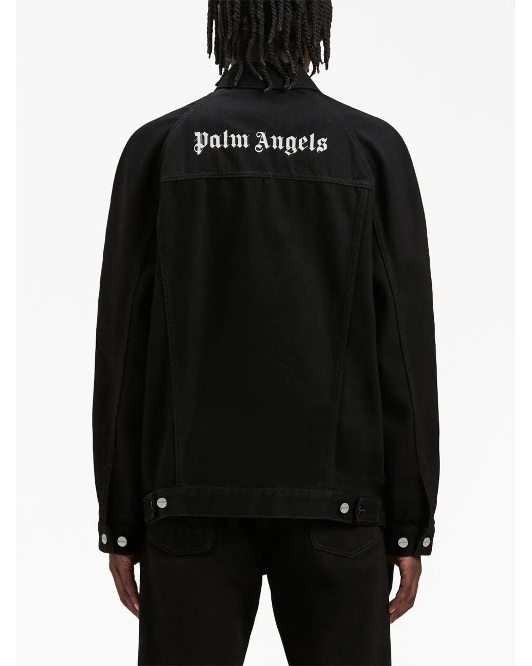 Palm Angels Black Jackets for men