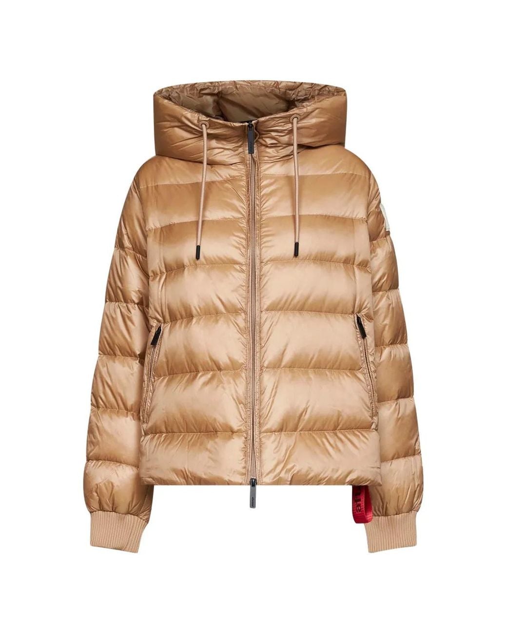 AFTER LABEL Natural Blaine Hooded Quilted Jacket