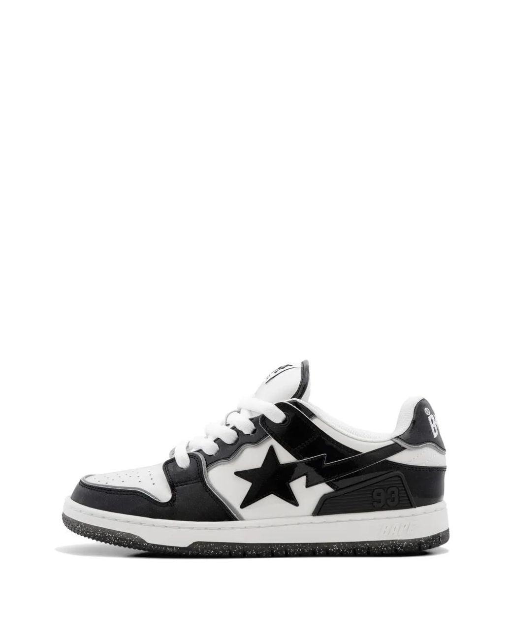 A Bathing Ape White Bape Sk8 Sta Lace-Up Sneakers for men