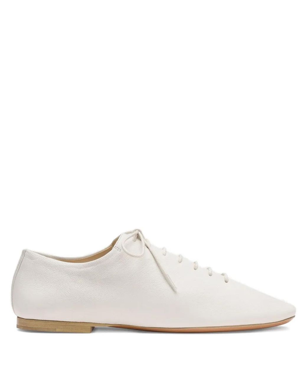 Lemaire White Souris Flat Classic Derbies