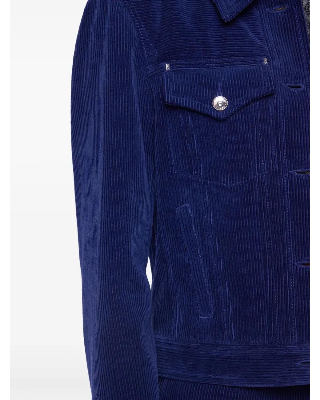 Rabanne Blue Corduroy Jacket