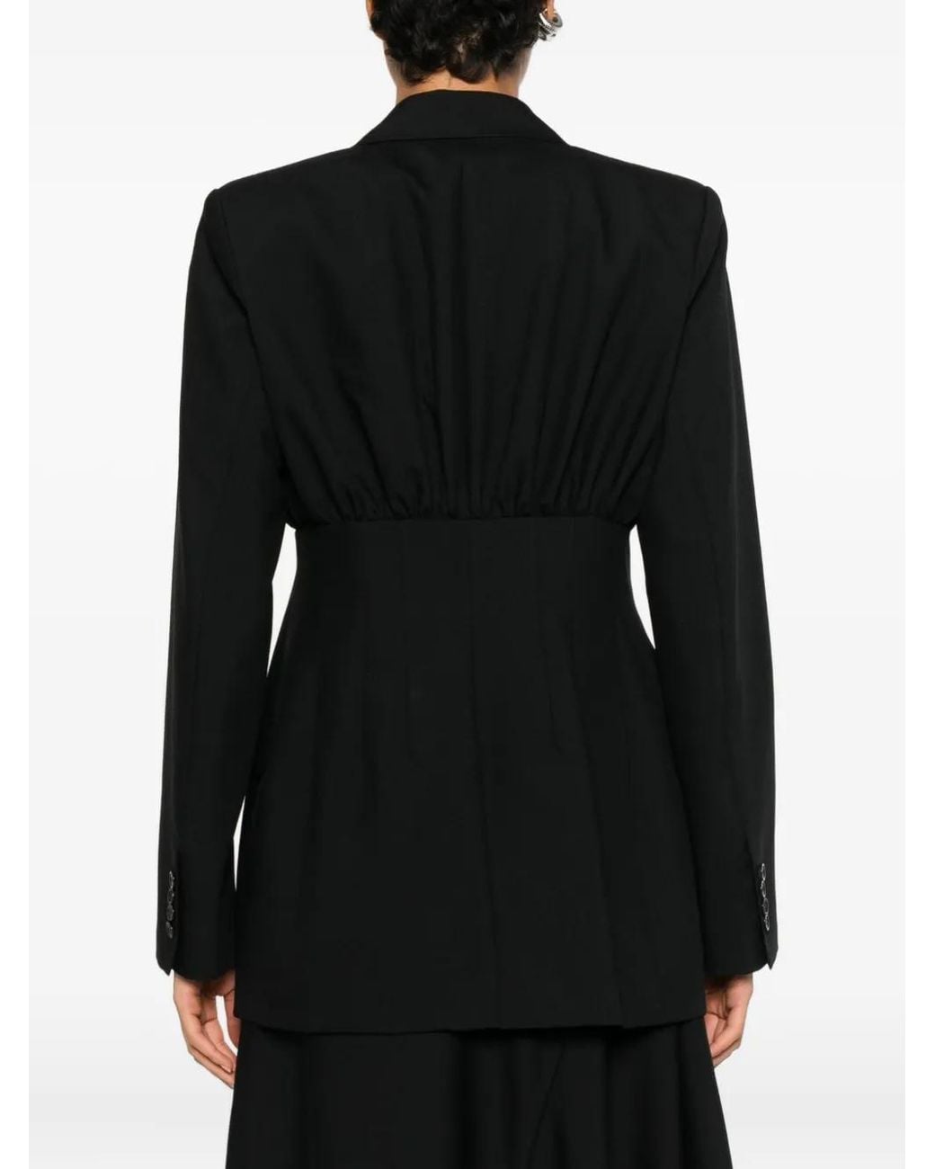 Lutz Huelle Black Adore Button-Fastening Blazer