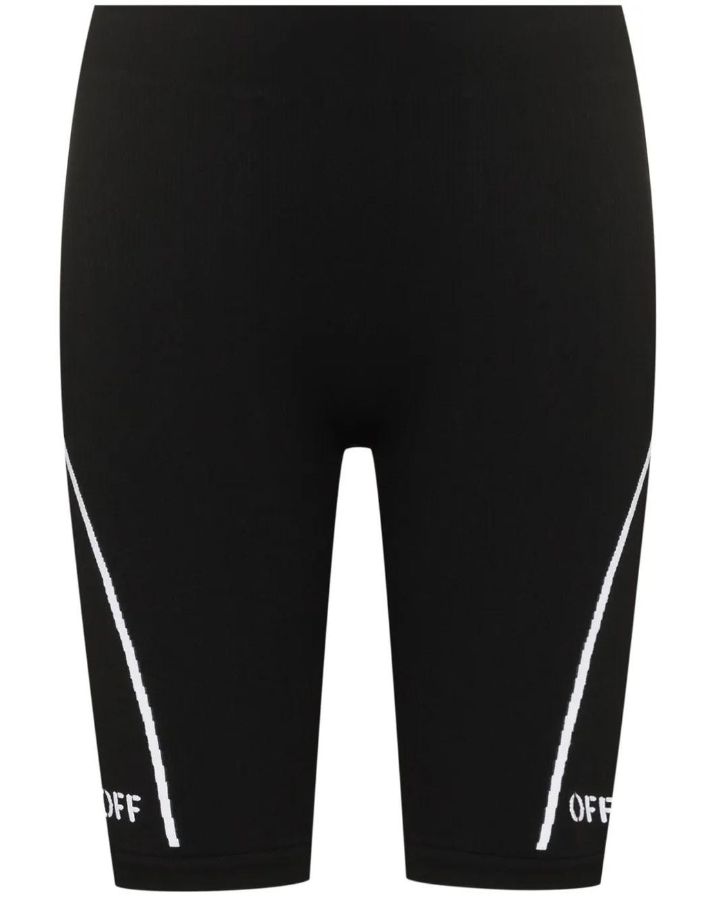 Off-White c/o Virgil Abloh Black Athleisure Seamless Performance Shorts