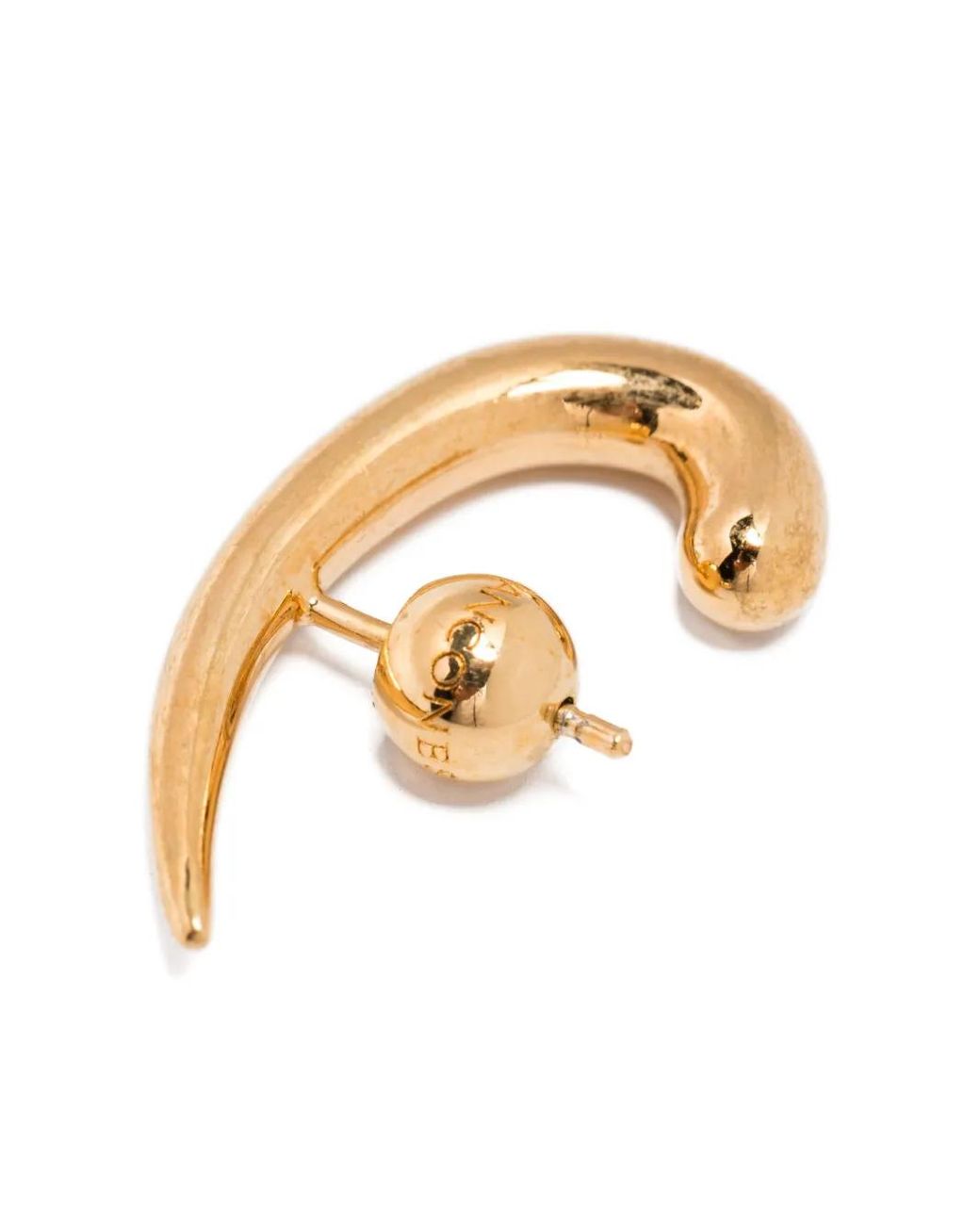 Panconesi Metallic Curved Earrings