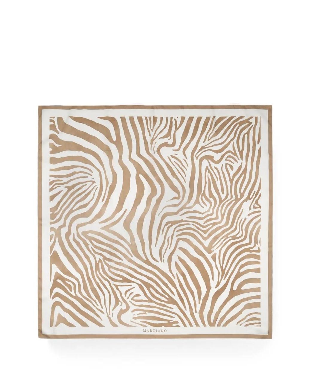 Guess Natural Marciano Printed Twill Scarf