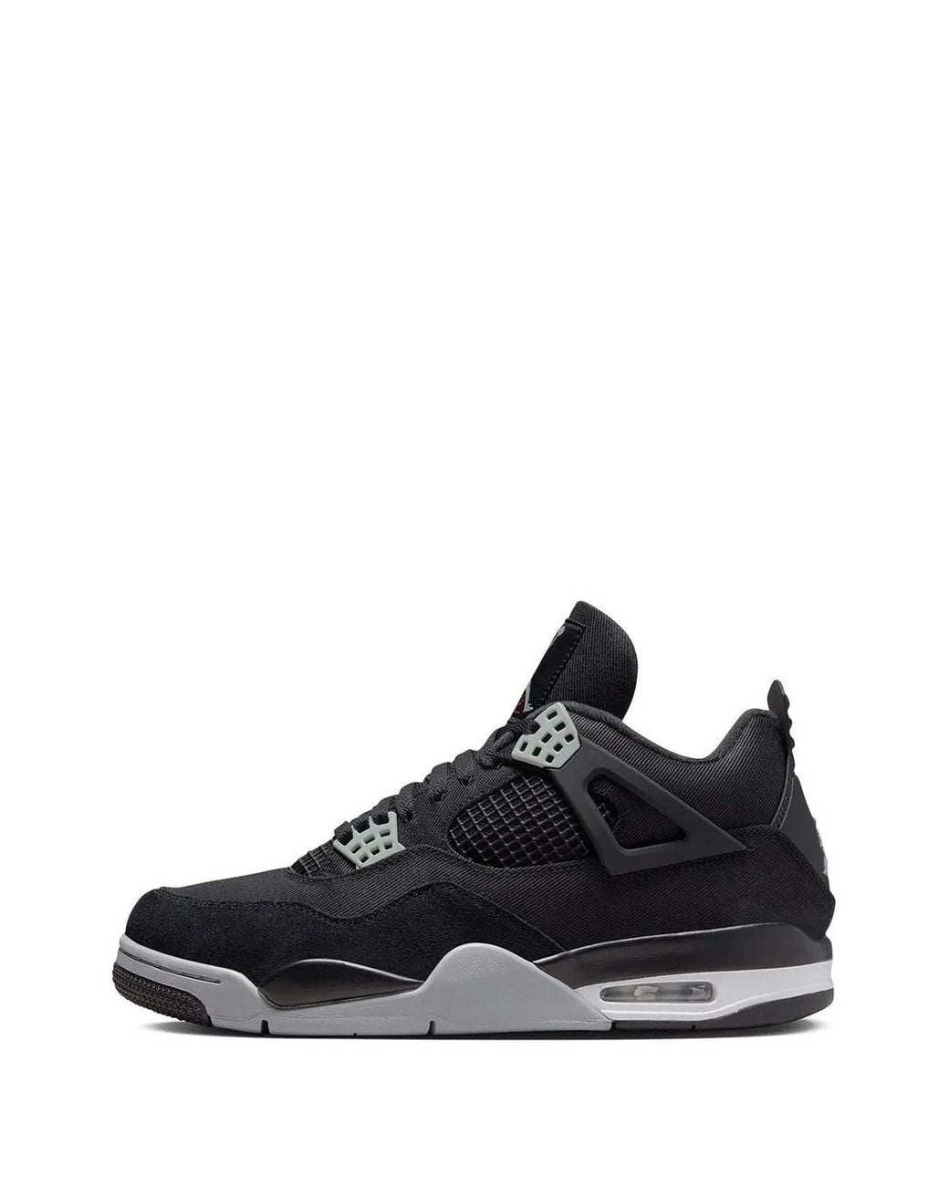 Nike Black Air 4 Canvas" Sneakers