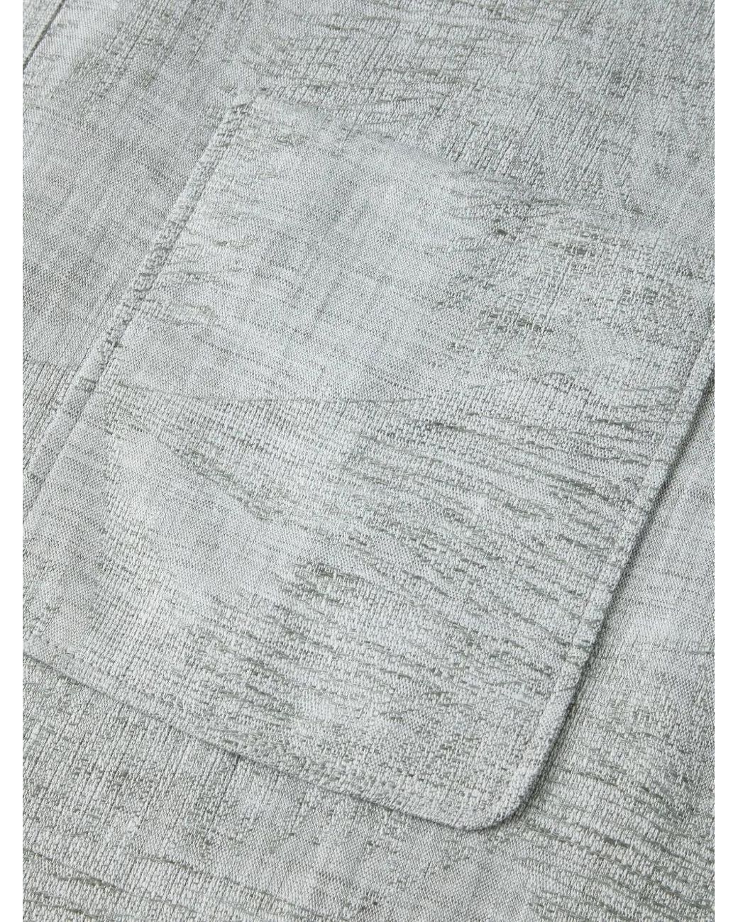 Shanghai Tang Gray Tang Short-Sleeve Shirt for men