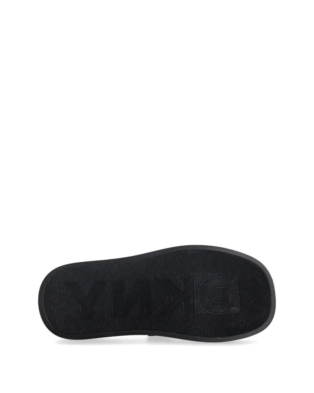 DKNY Black Logo Flatform Slide