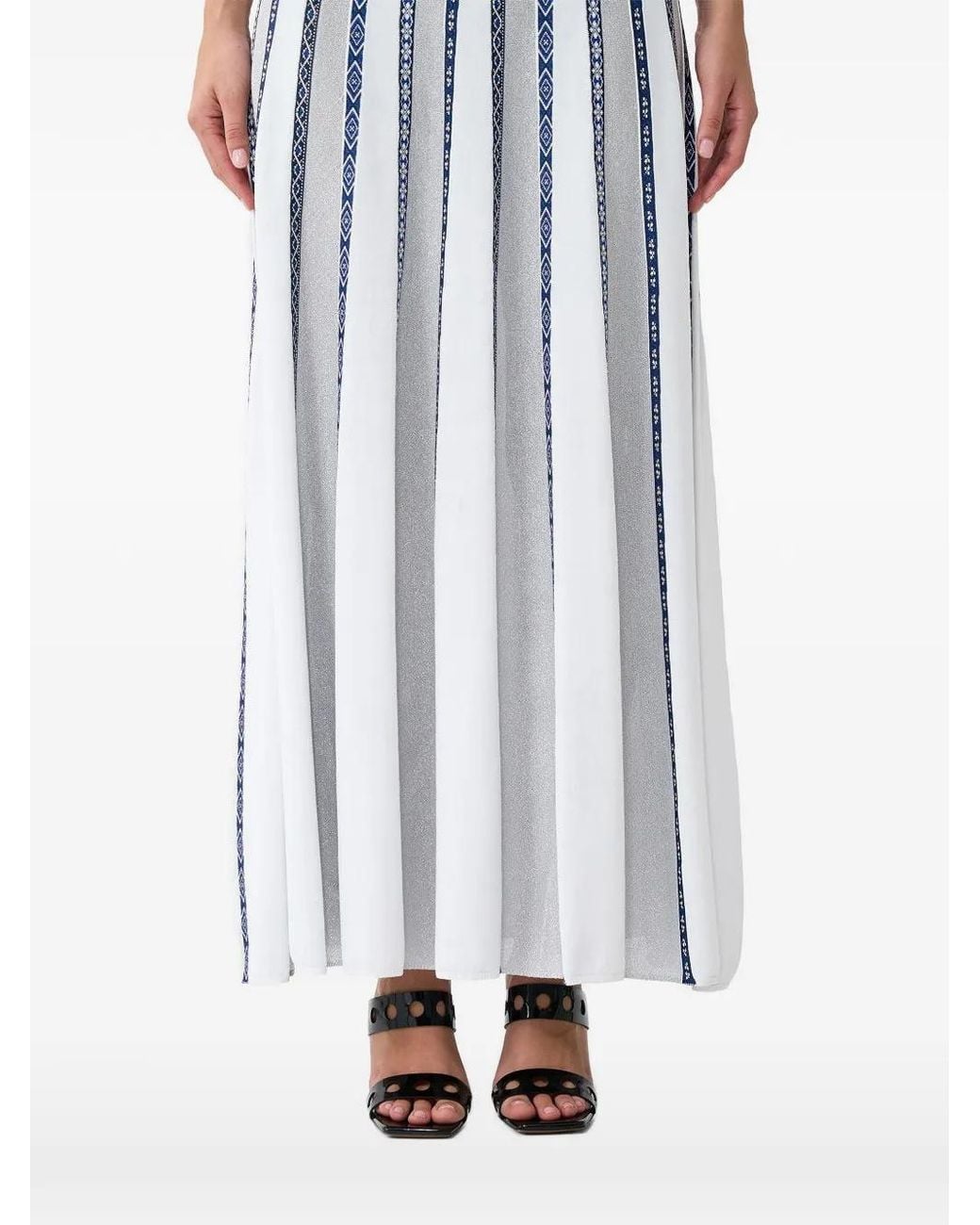 Camilla Blue Halterneck Tie Maxi Dress