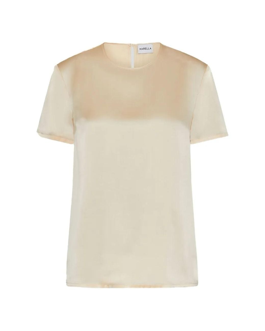 Marella Zijden Blouse in het White