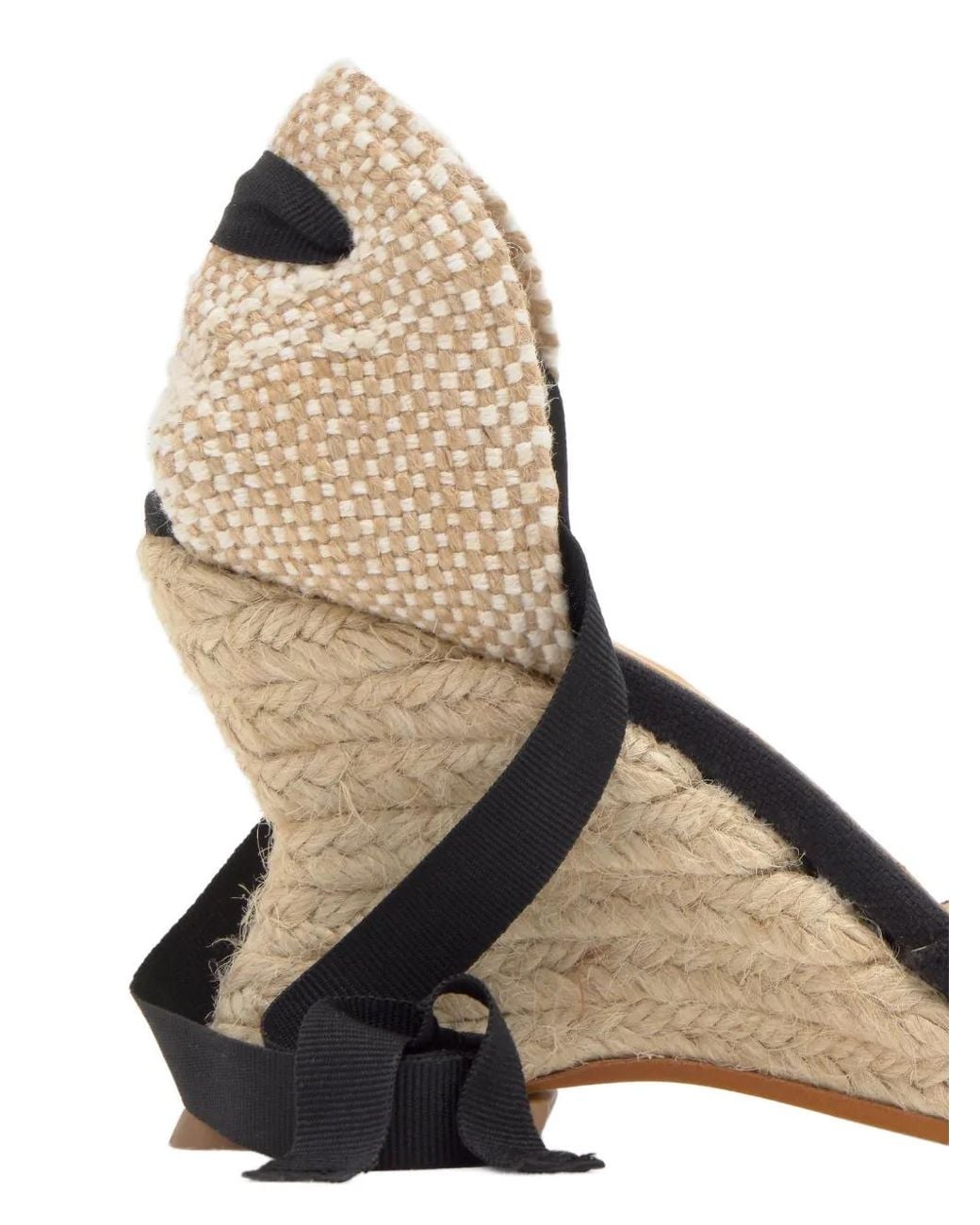 Castaner Black Jud Wedge Espadrilles